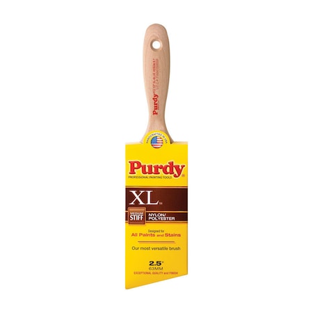 Purdy Purdy XL Blue Heron B.T. 2-1/2 in. Medium Stiff Angle Trim Paint Brush 144060925